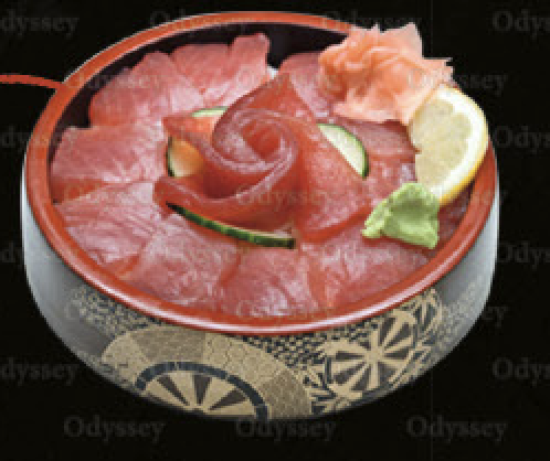 Chirashi saumon tartare